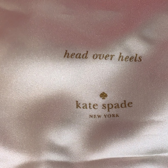 Kate Spade Ivory Bridal Satin Slingback "Ideal" Heels - Size 11 - Picture 8 of 12